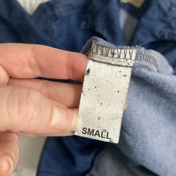 Double D Ranchwear Women's Western Denim Long Sleeve Shirt Button up Size Small - Picture 7 of 13